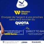 Quota illimité pour tout vos transferts Western Union
